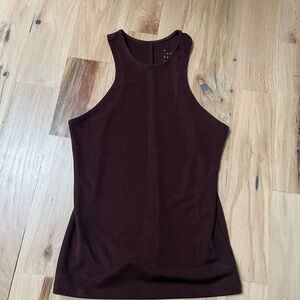 a new day Dark Brown Tank Top
